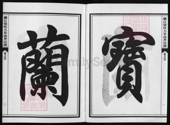 浙江省张氏族谱-兰江张氏大阜高丼宗谱 [4卷,首1卷].pdf电子版插图2