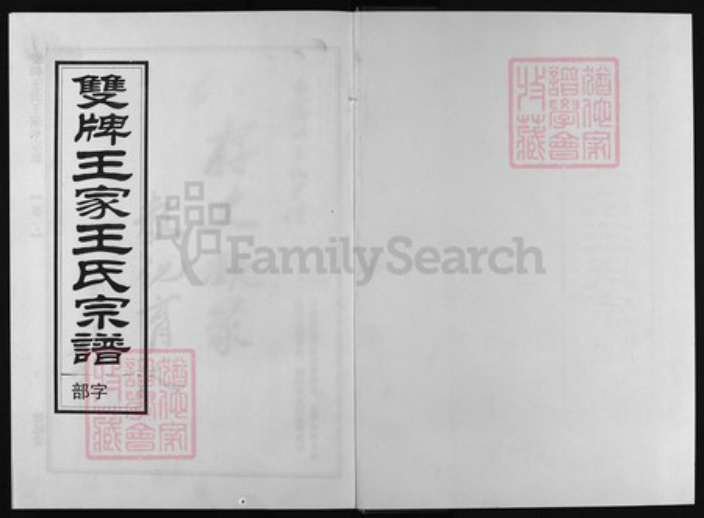 浙江省王氏族谱-双牌王氏王家分宗谱 [3卷].pdf电子版插图1