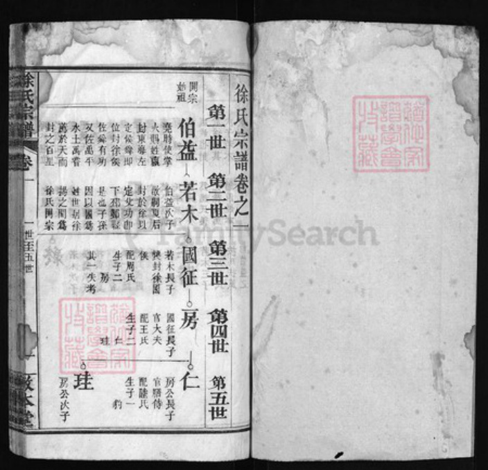 湖北省黄冈市徐氏族谱-徐氏宗谱 [16卷,首4卷].pdf电子版插图1