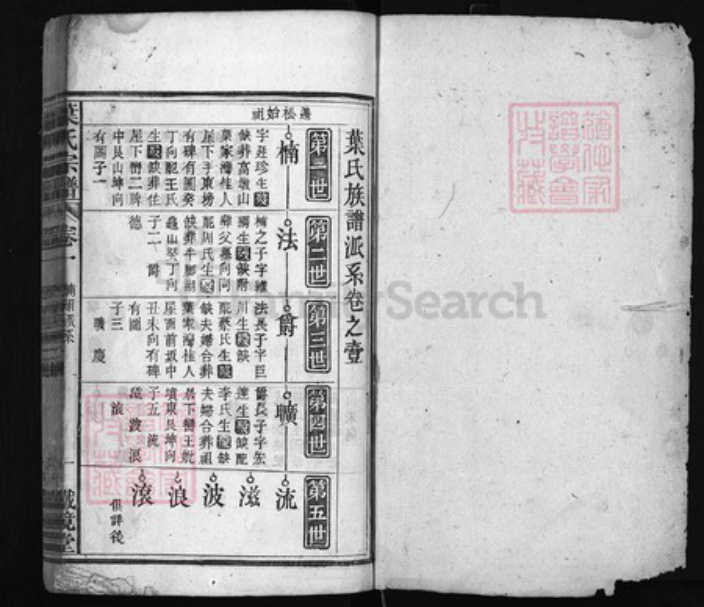 安徽省安庆市宿松县叶氏族谱-叶氏宗谱 [残卷].pdf电子版插图1