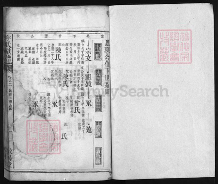 湖北省李氏族谱-李氏族谱 [残卷].pdf电子版插图1