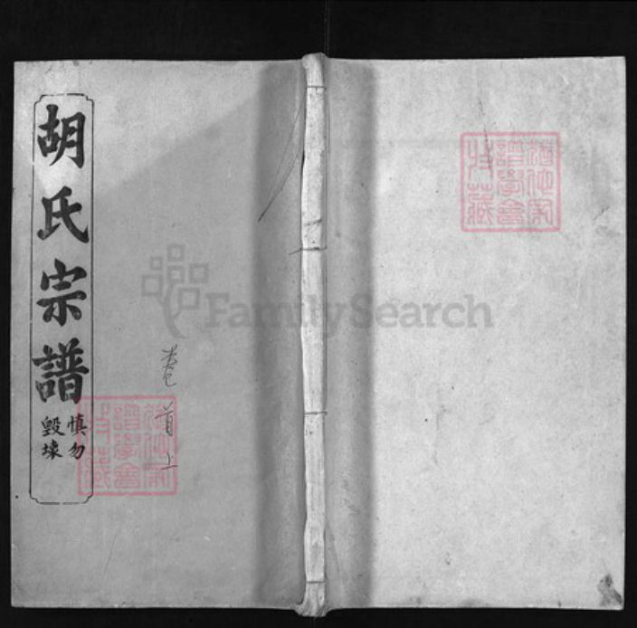 湖北省黄冈市罗田县胡氏族谱-胡氏宗谱[10卷, 首3卷, 首末1卷].pdf电子版插图