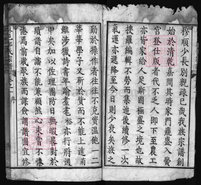 湖北省黄冈市红安县杏花乡郑氏族谱-麻邑郑氏宗谱 [11卷, 首1卷].pdf电子版插图3