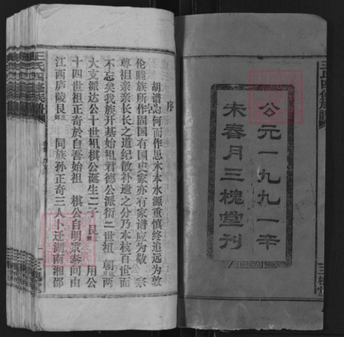 湖南省邵阳市王氏三槐堂族谱-王氏四修族谱.pdf电子版插图1