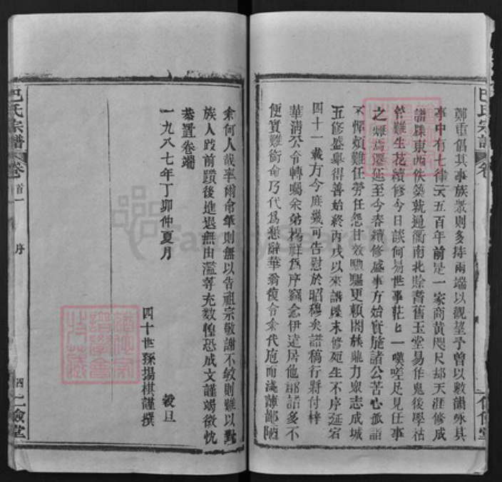 湖北省武汉市新洲区巴氏仁俭堂族谱-巴氏宗谱.pdf电子版插图4