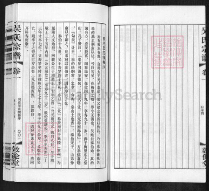 江苏省常州市武进县礼嘉镇吴氏敦伦堂族谱-吴氏宗谱.pdf电子版插图5
