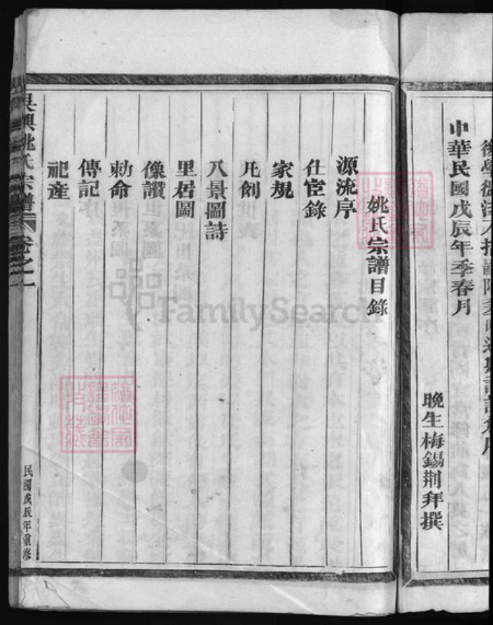 浙江省姚氏族谱-吴兴姚氏宗谱 [2卷].pdf电子版插图4