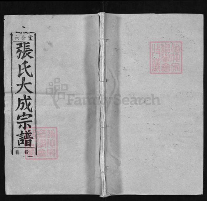 湖北省黄冈市张氏族谱-张氏大成宗谱 [23卷, 首3卷, 末1卷].pdf电子版