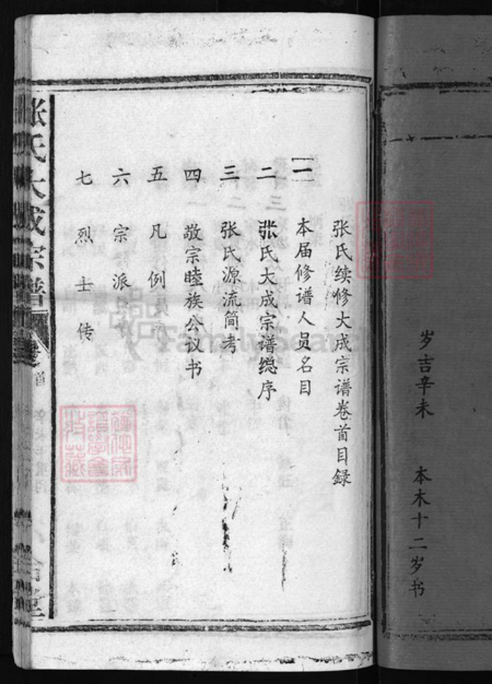 湖北省黄冈市张氏族谱-张氏大成宗谱 [23卷, 首3卷, 末1卷].pdf电子版插图2