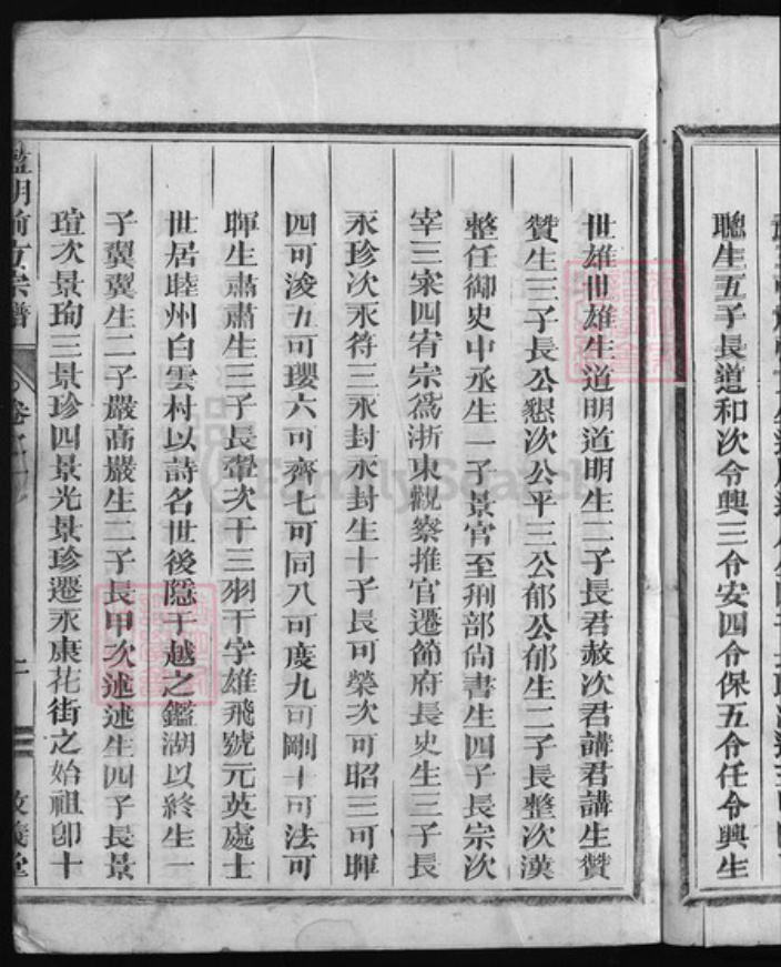 浙江省方氏族谱-监胡前方宗谱 [3卷].pdf电子版插图4