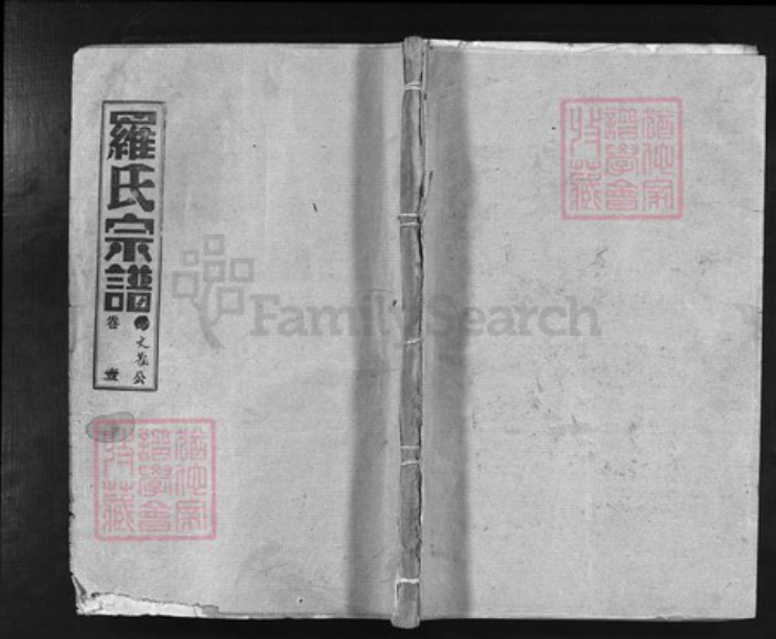 湖北省武汉市罗氏族谱-罗氏宗谱 [8卷].pdf电子版