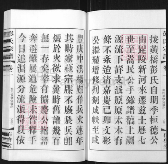 江苏省常州市武进县彭氏佑启堂族谱-彭氏宗谱.pdf电子版插图2