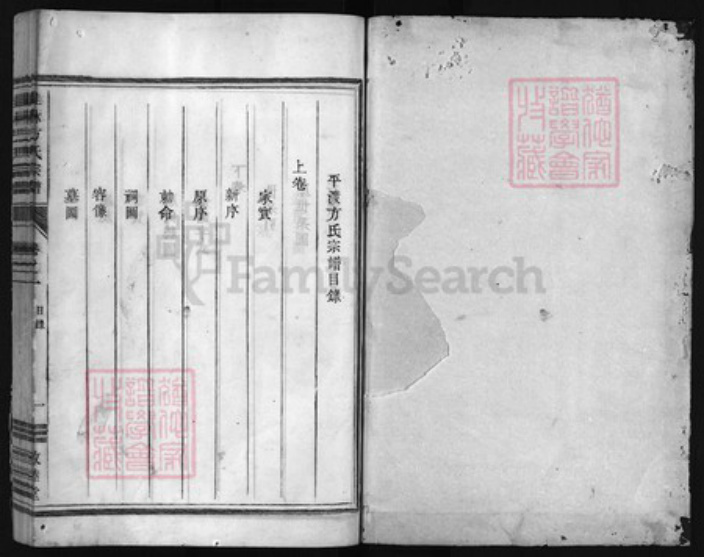 浙江省方氏族谱-桂林方氏宗谱 [2卷].pdf电子版插图1