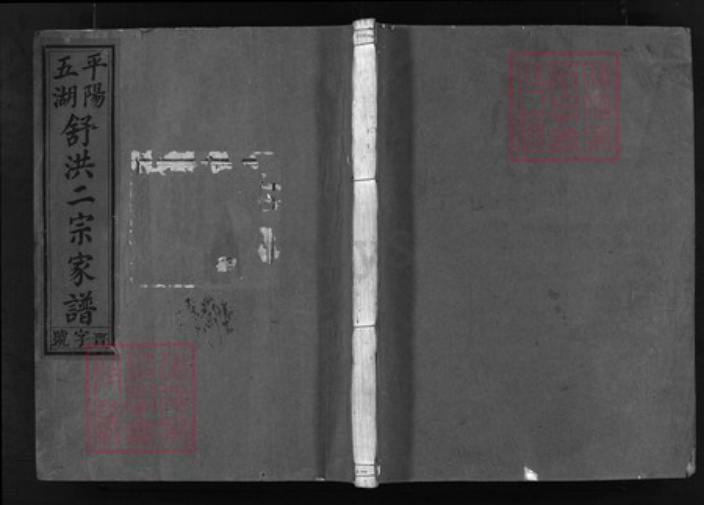浙江省舒氏族谱-平阳五湖舒洪二宗家谱 [卷数混乱].pdf电子版