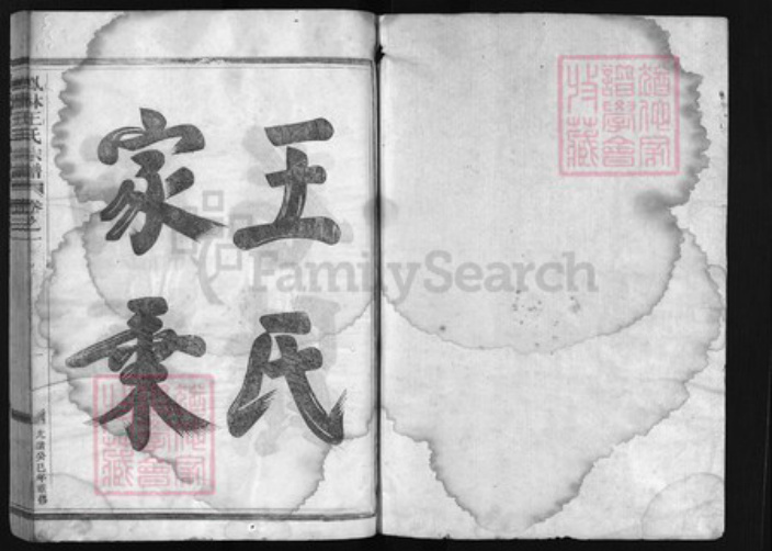 浙江省金华市义乌市义乌浙江省金华市金华王氏族谱-凤林王氏宗谱[12卷].pdf电子版插图1