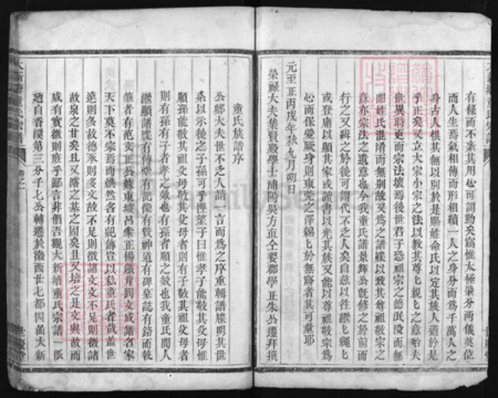 浙江省童氏族谱-大新塘童氏宗谱 [4卷].pdf电子版插图4