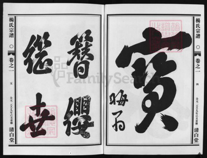 浙江省杨氏族谱-弘农杨氏宗谱 [5卷].pdf电子版插图3