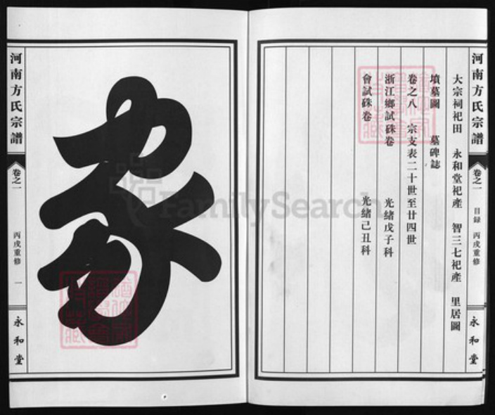 浙江省方氏族谱-河南方氏宗谱 [8卷].pdf电子版插图3