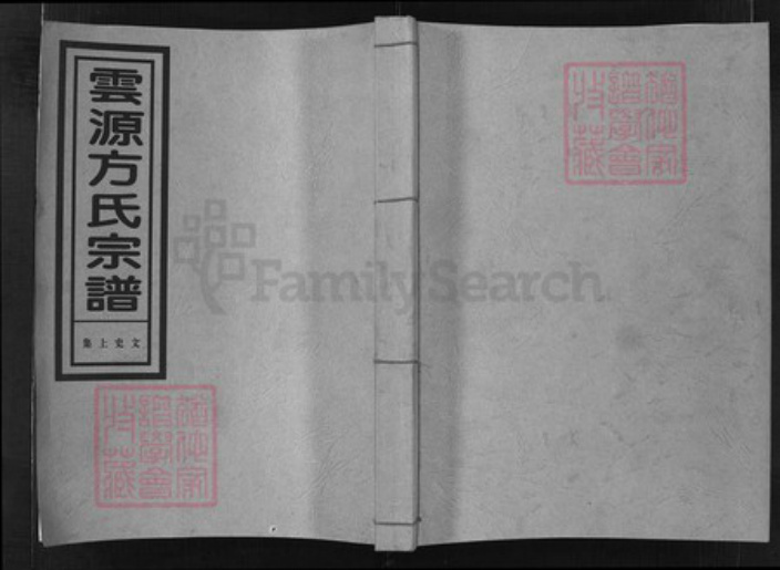 浙江省方氏族谱-云源方氏宗谱 [文史2卷,世系图1卷,行传18卷].pdf电子版插图