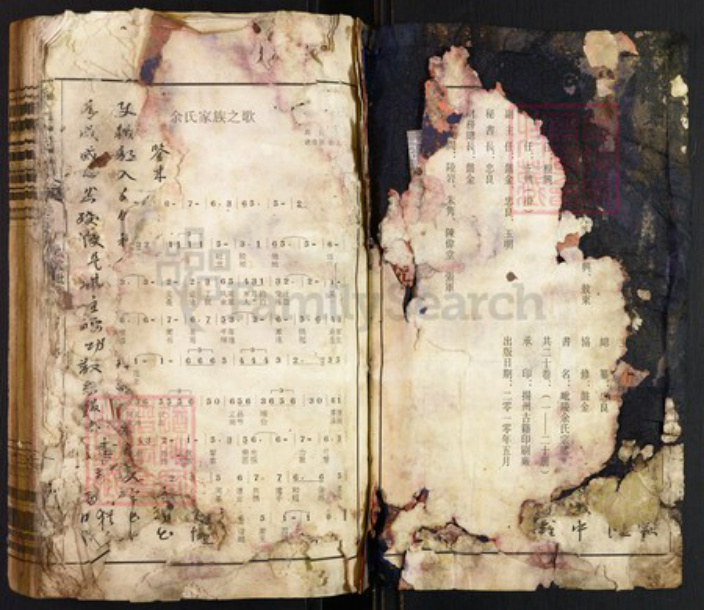 江苏省常州市天宁区余氏泗水堂族谱-毗陵余氏宗谱.pdf电子版插图1