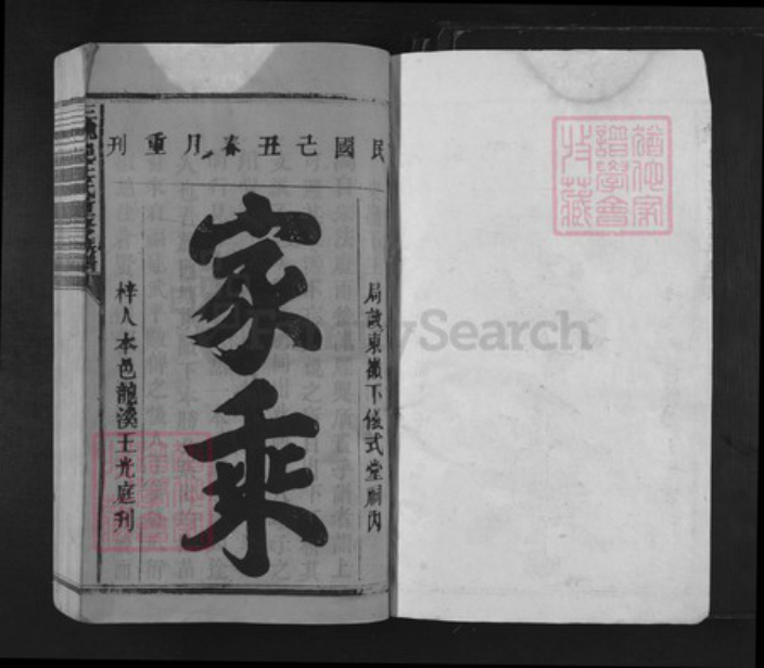 福建省龙岩市武平县武东乡王氏族谱-三槐王氏重修族谱.pdf电子版插图1