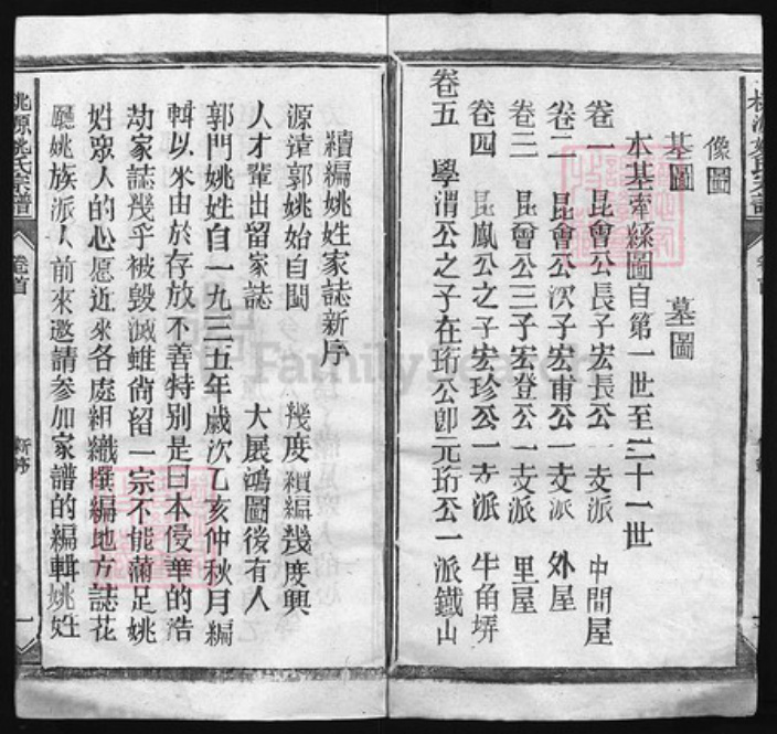 江西省上饶市姚氏族谱-桃源姚氏宗谱 [卷5, 卷首1].pdf电子版插图2