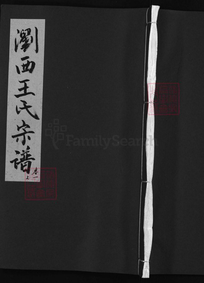 湖南省长沙市浏阳市浏阳王氏族谱-浏西王氏宗谱 [4卷].pdf电子版