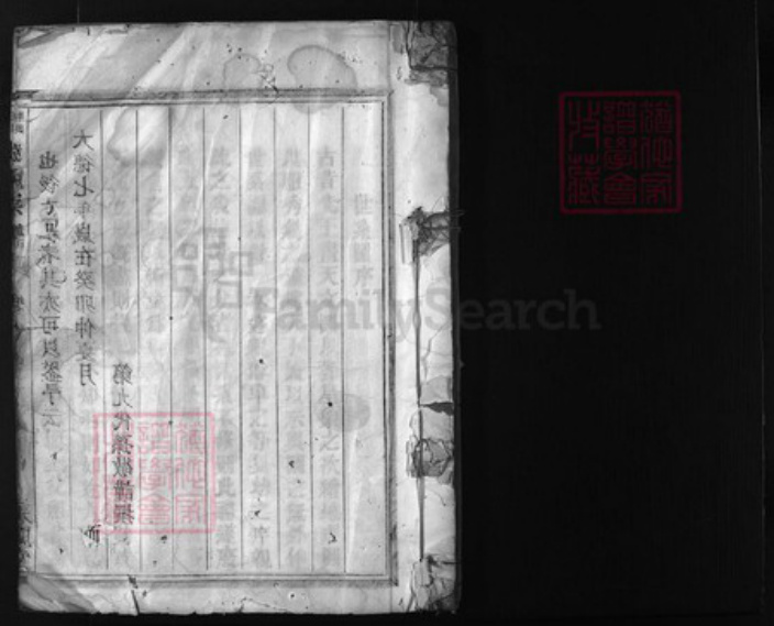 浙江省张氏族谱-蓝泉井头张氏宗谱 [残卷].pdf电子版插图1