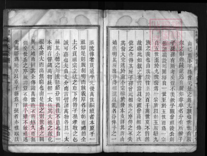 浙江省张氏族谱-蓝泉井头张氏宗谱 [残卷].pdf电子版插图3