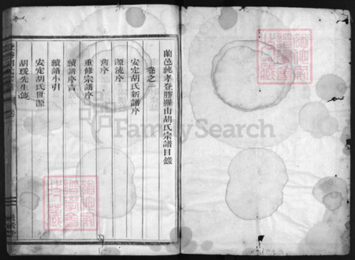 浙江省胡氏族谱-登胜胡氏宗谱 [4卷].pdf电子版插图1