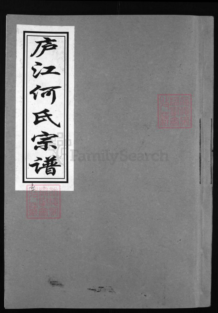 浙江省何氏族谱-庐江何氏宗谱 [4卷].pdf电子版插图