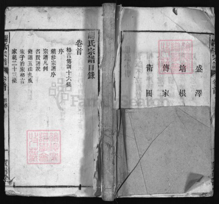 安徽省安庆市桐城市谢氏族谱-谢氏宗谱 [23卷,首末各1卷].pdf电子版