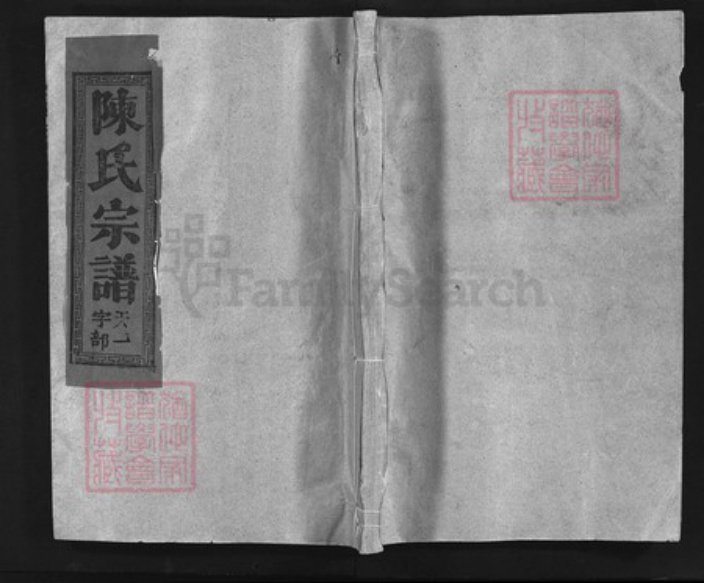 福建省泉州市浙江省温州市陈氏族谱-陈氏宗谱 [12卷].pdf电子版