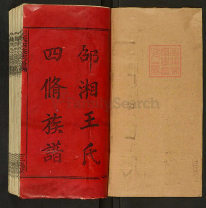 湖南省邵阳市新宁县金石镇王氏三槐堂族谱-邵湘王氏四修宗谱.pdf电子版插图1