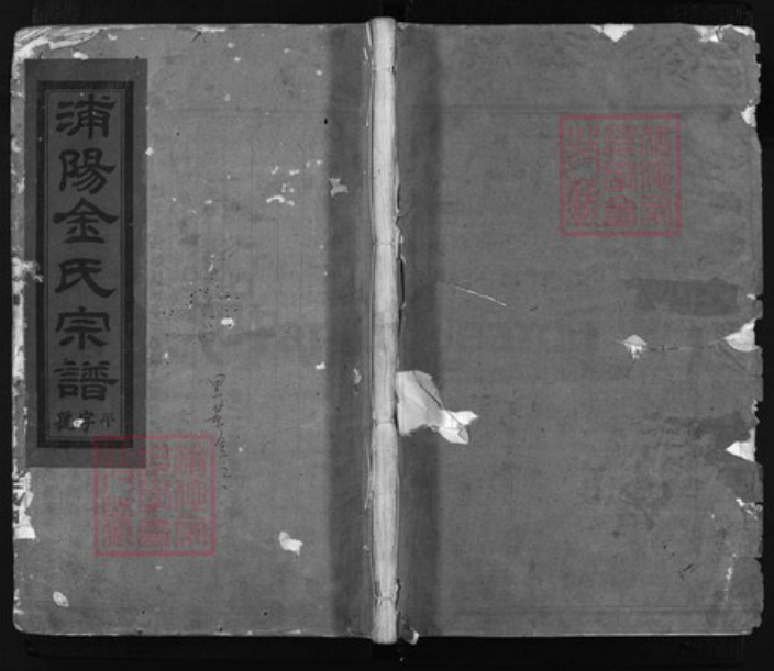 浙江省金华市浦江县金氏族谱-浦阳金氏宗谱 [6卷].pdf电子版