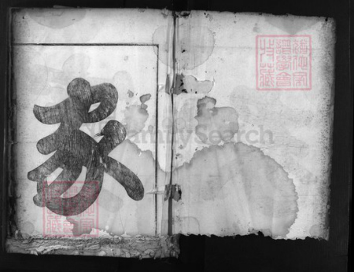 浙江省徐氏族谱-絣塘山背徐氏宗谱 [不分卷] 1853.pdf电子版插图1