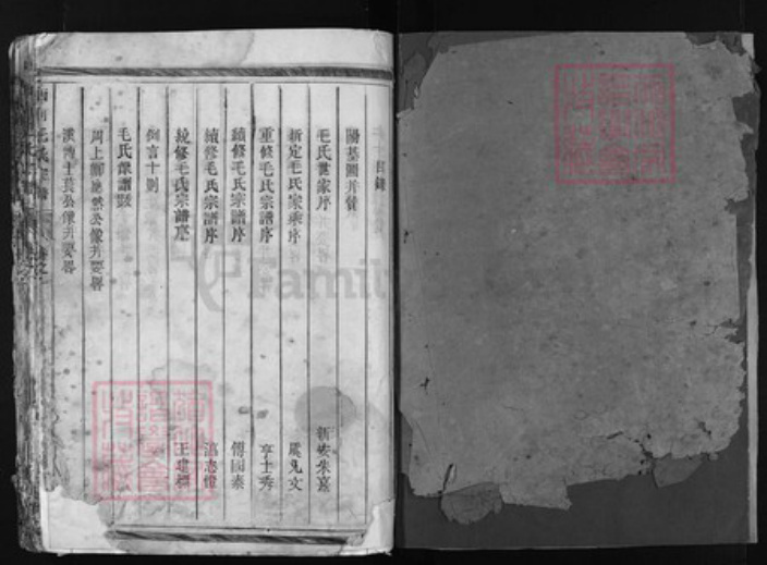浙江省毛氏族谱-西河毛氏宗谱 [2卷].pdf电子版插图1