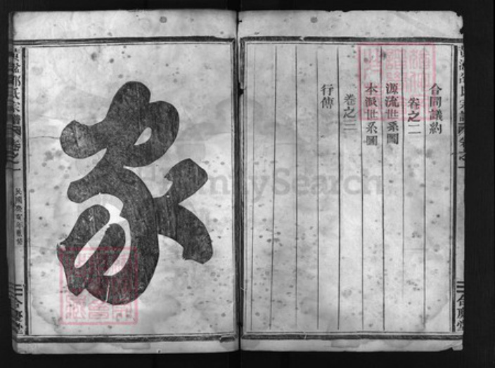 浙江省金华市邵氏族谱-黄湓邵氏宗谱 [3卷].pdf电子版插图2