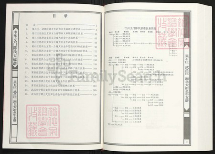 湖北省黄石市大冶市陈氏族谱-中华义门陈氏大成谱果石庄 武昌庄 湖北大冶金牛支谱.pdf电子版插图2