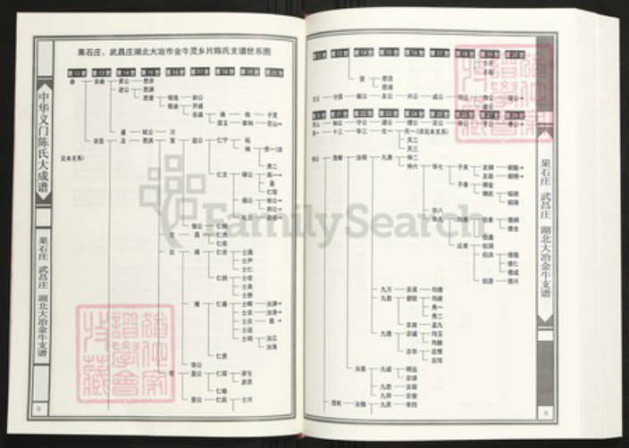 湖北省黄石市大冶市陈氏族谱-中华义门陈氏大成谱果石庄 武昌庄 湖北大冶金牛支谱.pdf电子版插图5