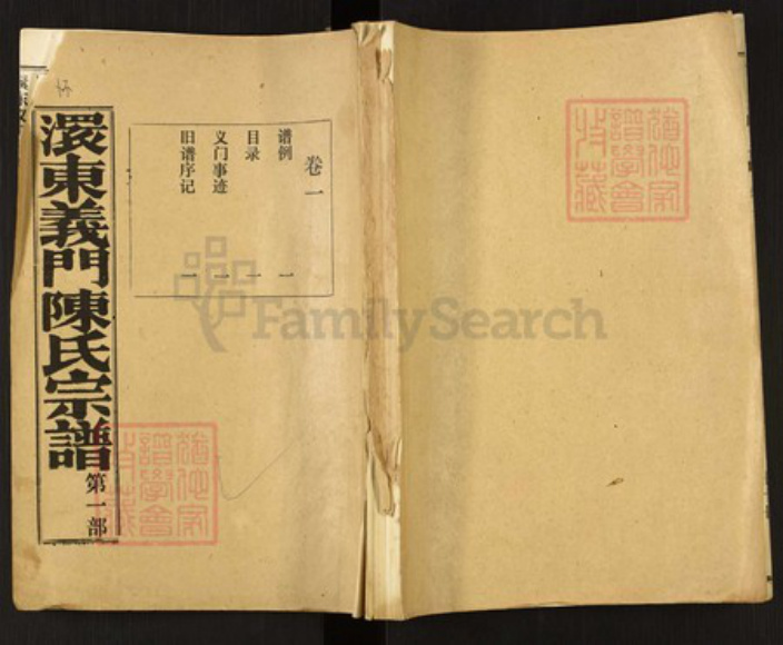 湖北省孝感市孝南区毛陈镇陈氏族谱-瀤东义门陈氏宗谱.pdf电子版插图