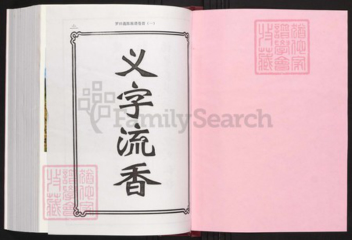 湖北省黄冈市罗田县陈氏族谱-罗田义陈族谱.pdf电子版插图1