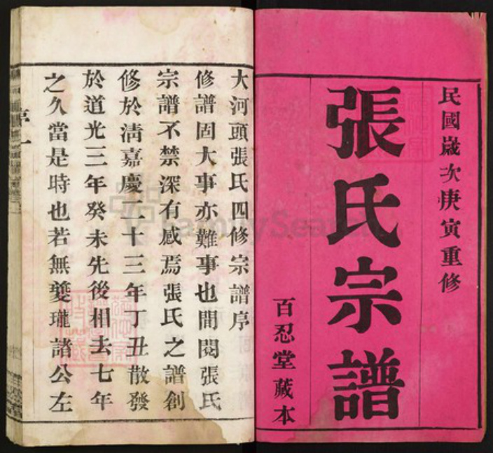 江苏省常州市武进县张氏族谱-大河头张氏宗谱.pdf电子版插图1 江苏省常州市武进县张氏族谱-大河头张氏宗谱.pdf电子版插图1