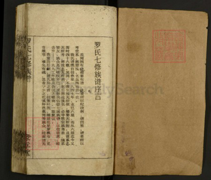 湖南省邵阳市罗氏族谱-罗氏七修族谱.pdf电子版插图1 湖南省邵阳市罗氏族谱-罗氏七修族谱.pdf电子版插图1