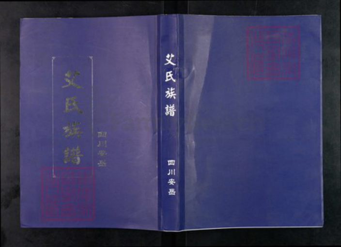 四川省资阳市安岳县石羊镇艾氏族谱-普州艾氏族谱.pdf电子版