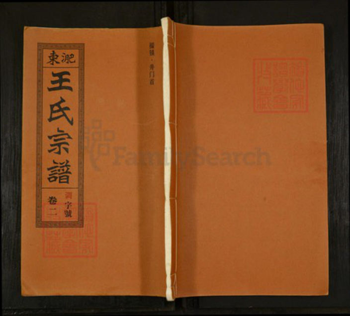 安徽省合肥市肥东县撮镇王氏三槐堂族谱-淝东王氏宗谱.pdf电子版