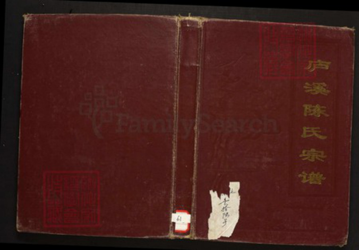 江西省宜春市奉新县陈氏族谱-卢溪陈氏宗谱.pdf电子版