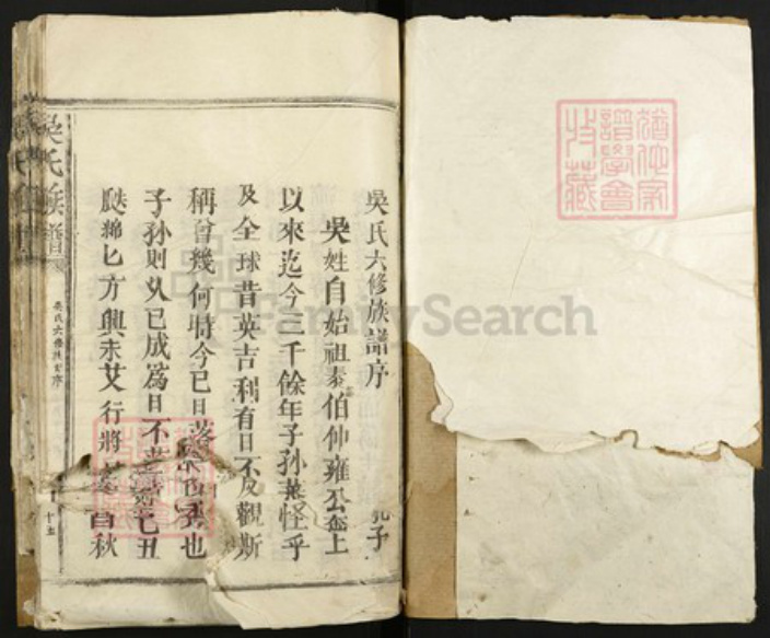 江西省抚州市吴氏族谱-吴氏族谱.pdf电子版插图1