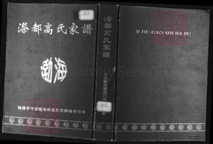 福建省漳州市龙海市浮宫镇高氏族谱-漈都高氏家谱.pdf电子版