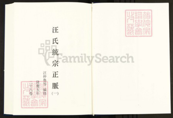 安徽省黄山市歙县汪氏族谱-中国珍稀家谱丛刊明代家谱.第18册.汪氏统宗正脉.pdf电子版插图2